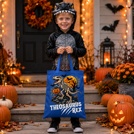 Dinosaur Custom Trick-or-Treat Bag