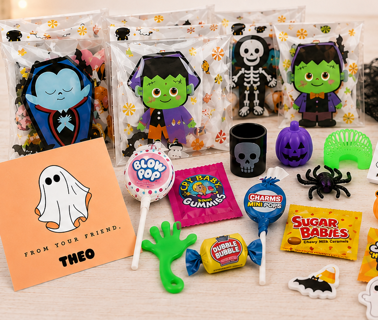 Prefilled Halloween Treat Bags